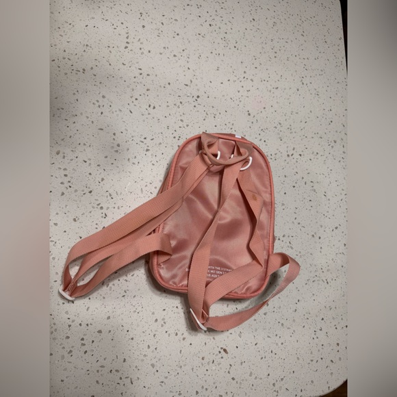 Pink Adidas Mini Backpack/Purse for Every Day Use with Two Zipper Pockets - Picture 6 of 6